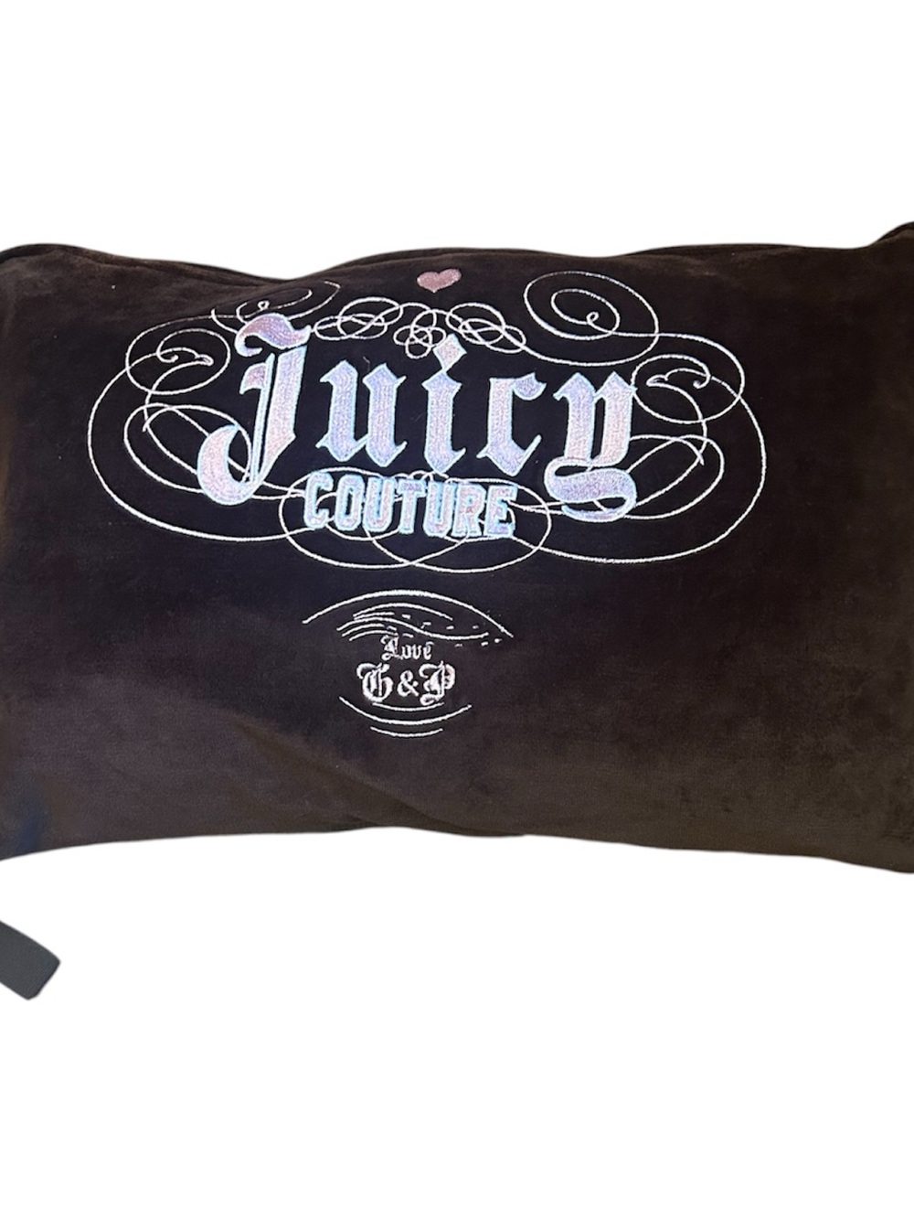 RARE! NEW JUICY COUTURE TRAVEL BLANKET / ZIPPERED CARRYING CASE Y2K - Picture 12 of 12